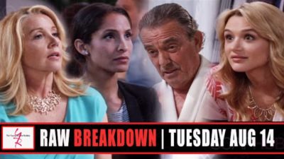 The Young and the Restless Raw Breakdown: Tuesday, August 14