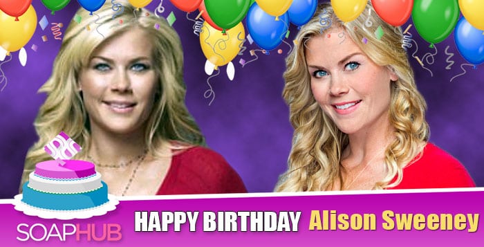 Happy Birthday Alison Sweeney