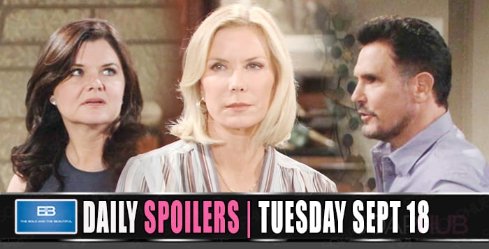 The Bold and the Beautiful Spoilers Tuesday Sept 18