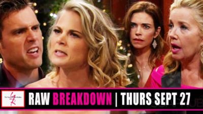 The Young and the Restless Raw Breakdown: Thursday, September 27