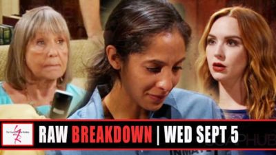 The Young and the Restless Spoilers Raw Breakdown: Wednesday, September 5