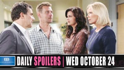 The Bold and the Beautiful Spoilers: Anger and Fury For Eric and Brooke!