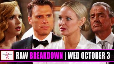 The Young and the Restless Spoilers Raw Breakdown: Wednesday, October 3