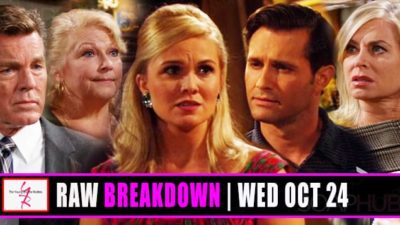 The Young and the Restless Spoilers Raw Breakdown: Wednesday, October 24