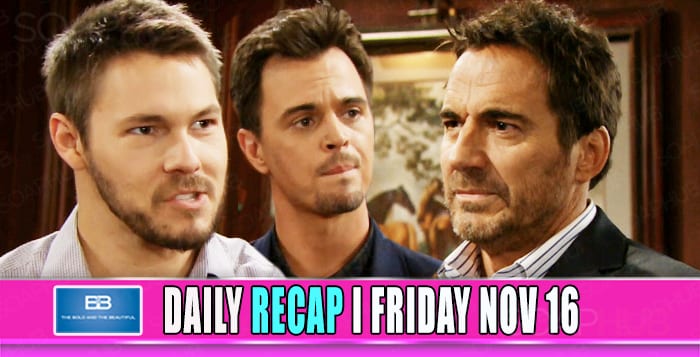 The Bold and the Beautiful recap Nov 16