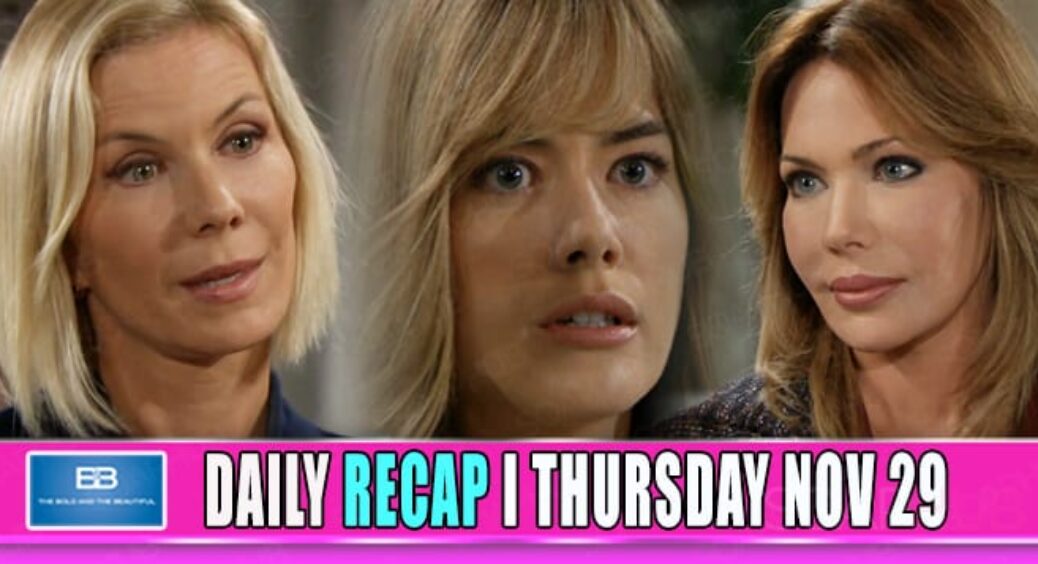 The Bold and the Beautiful Recap: Brooke Oversteps and Taylor’s Temper Explodes!