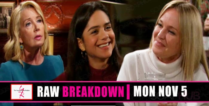 The Young and the Restless Spoilers Breakdown: Monday, November 5