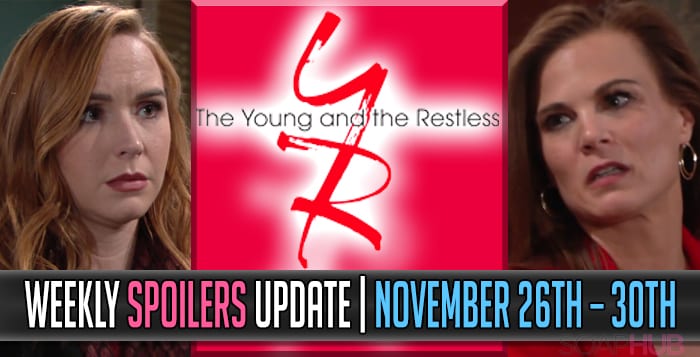 The Young and the Restless Spoilers Weekly Update for November 26 – 30