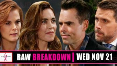 The Young and the Restless Spoilers Raw Breakdown: Wednesday, November 21