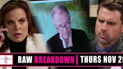 The Young and the Restless Spoilers Raw Breakdown: Thursday, November 29