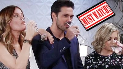 2018 Flashback: PC Drinks To Celebrate New Year On General Hospital