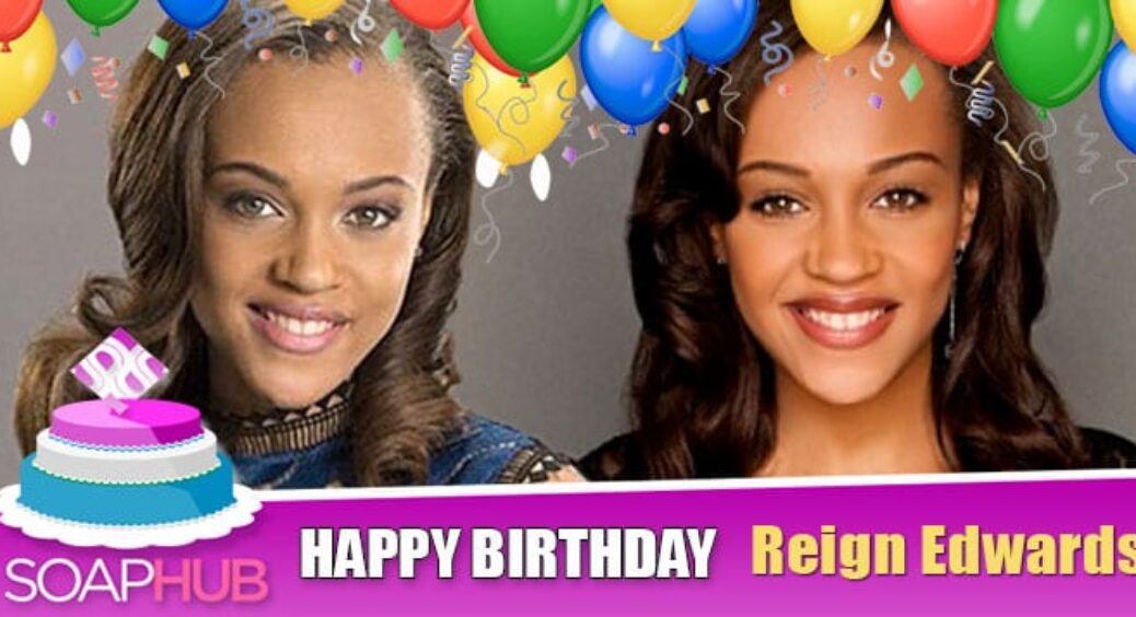 The Bold and the Beautiful Star Reign Edwards Celebrates Something Special!