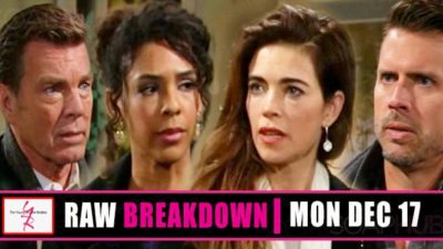 The Young and the Restless Spoilers Raw Breakdown: Tuesday, December 18