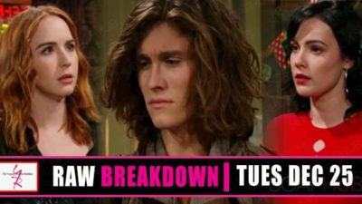 The Young and the Restless Spoilers Raw Breakdown: Tuesday, December 25