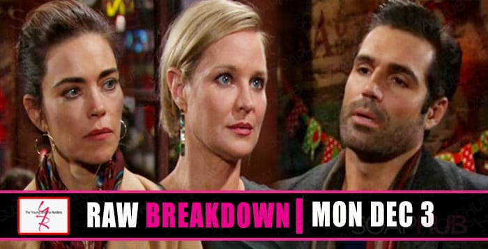 The Young and the Restless Spoilers Raw Breakdown: Monday, December 3