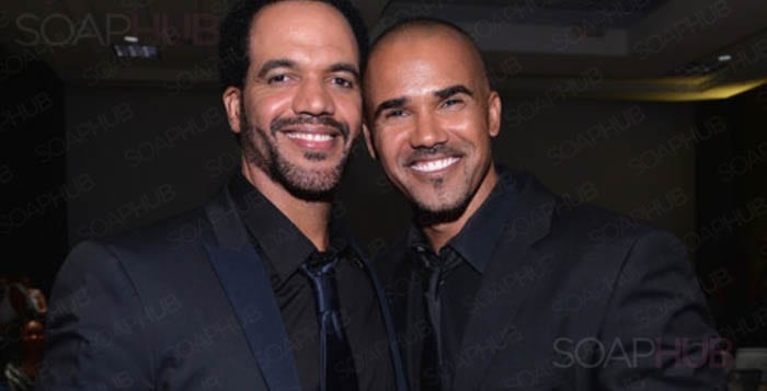 Shemar Moore and Kristoff St. John The Young and the Restless February 4