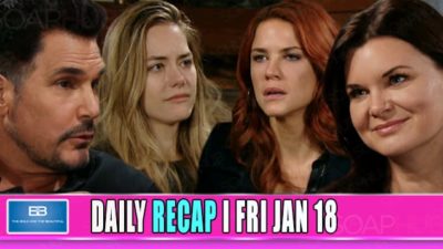 The Bold and the Beautiful Recap: Puppy Love and A Canine Catastrophe!