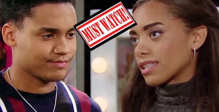 Zoe Confides In Xander About Her Dad On The Bold and the Beautiful