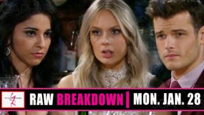 The Young and the Restless Spoilers Raw Breakdown: Monday, January 28