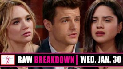 The Young and the Restless Spoilers Raw Breakdown: Wednesday, January 30