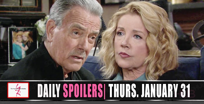 The Young and the Restless Spoilers January 31
