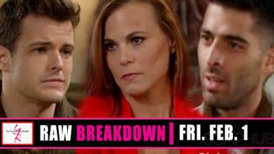 The Young and the Restless Spoilers Raw Breakdown: Friday, February 1