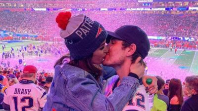 Bachelor in Paradise Couple Jared Haibon & Ashley Iaconetti Celebrate Patriots Victory At The Super Bowl