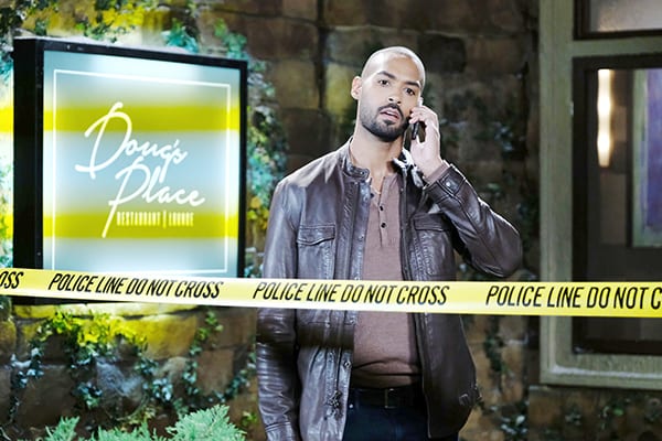 Lamon Archey "Days of our Lives" Set NBC Studios Burbank 08/01/18 © XJJohnson/jpistudios.com 310-657-9661 Episode # 13525 U.S.Airdate 02/05/19