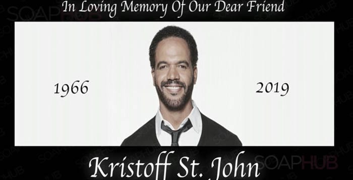 Kristoff St. John The Young and the Restless