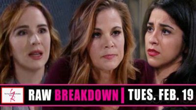 The Young and the Restless Raw Spoilers: Tuesday, February 19