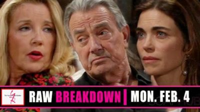 The Young and the Restless Spoilers Raw Breakdown: Monday, February 4