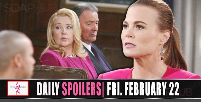 The Young and the Restless Spoilers February 22
