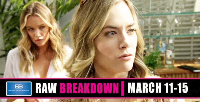 The Bold and the Beautiful spoilers Raw Breakdown March 11-15