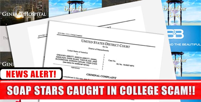 Soap Stars Involved In College Bribing Scandal!