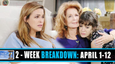 Days of our Lives Spoilers 2-Week Breakdown: April 1 – 12, 2019