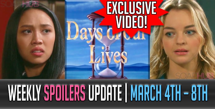 Days of our lives weekly spoilers March 4-8