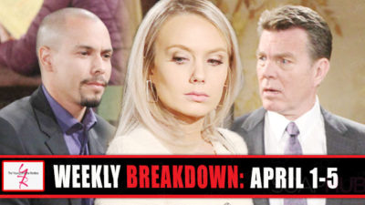 The Young and the Restless Spoilers Weekly Breakdown: April 1-5, 2019