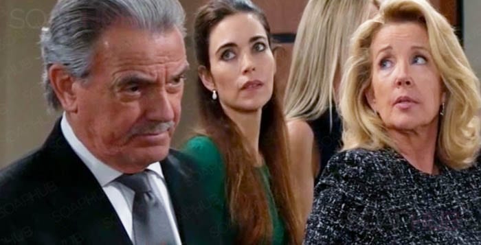 Victor, Nikki, Victoria The Young and the Restless March 4