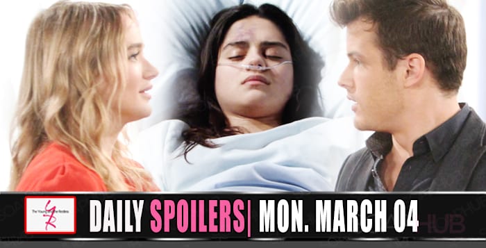 The Young and the Restless Spoilers Monday March 4