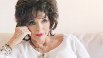 Dynasty Star Joan Collins Survives Fire In Her London Home