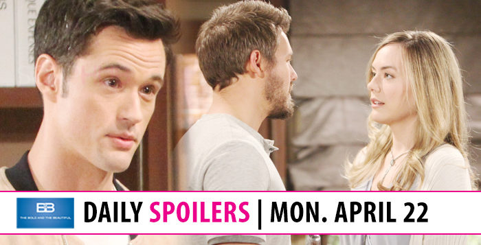 The Bold And The Beautiful Spoilers For Monday, April 22, 2019