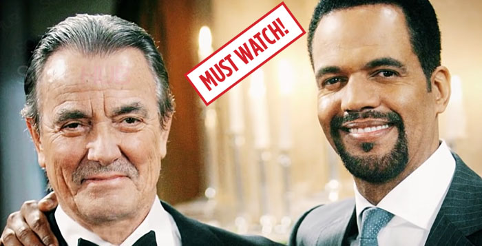 The Young and the Restless Eric Braeden and Kristoff St. John April 26, 3019
