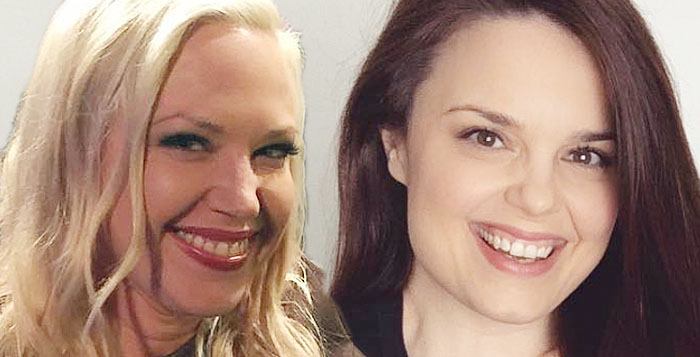 CBS Soap Stars Adrienne Frantz and Kimberly J. Brown May 12, 2019