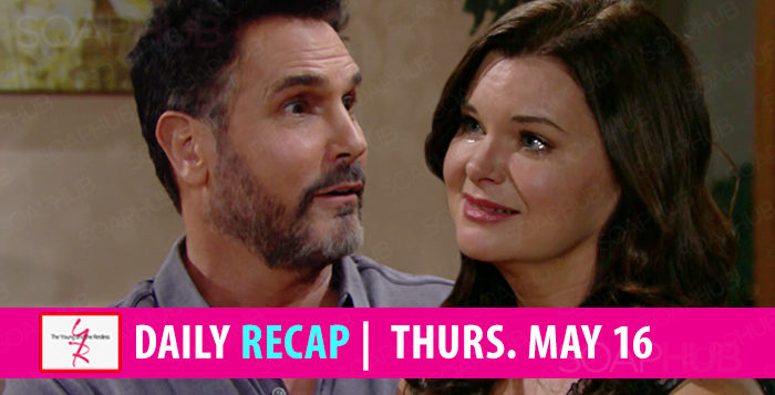 The Bold And The Beautiful Recap: Thursday, May 16, 2019