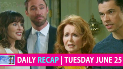 Days of our Lives Recap, Tuesday, June 25: Sarah and Rex Wed