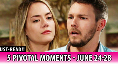 The Bold and the Beautiful: 5 Pivotal Moments From The Week Of June 24 – 28