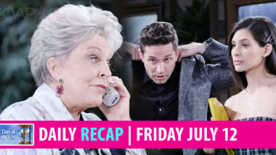 Days of our Lives Recap, Friday, July 12: Caught In the Act