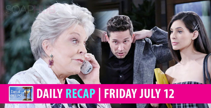 Days of our Lives recap Friday July 12, 2019