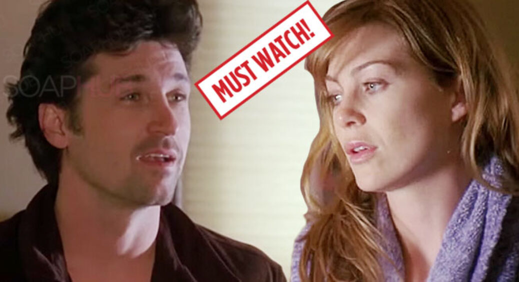 Grey’s Anatomy Flashback Video: Derek and Meredith Meet