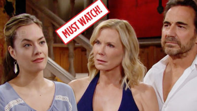 Watch It Again: Hope Confides Her Pain To Brooke and Ridge